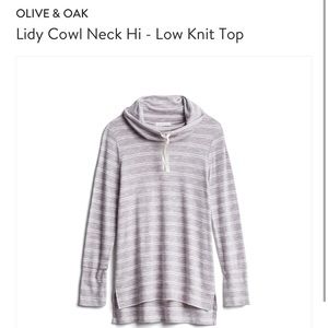 Olive & Oak Cowl Neck Knit Top